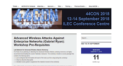Desktop Screenshot of 44con.com