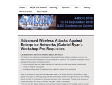 Tablet Screenshot of 44con.com